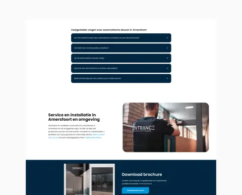 Entrance Deuren afbeelding informatiepagina nieuwe website