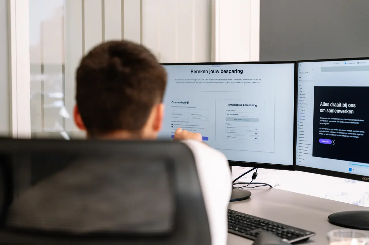 SEO Expert bezig met een professionele SEO strategie